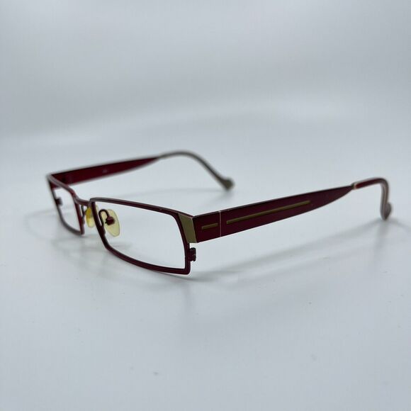 OGI Evolution Eyeglasses Frames Red Japan Mod.3056 50-19-135 H6792 - Picture 1 of 8